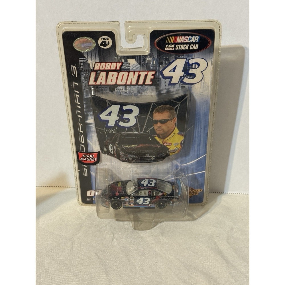 Spider-Man 3 Bobby Labonte #43 Winner's‎ Circle Nascar Diecast Car 1:64 2007